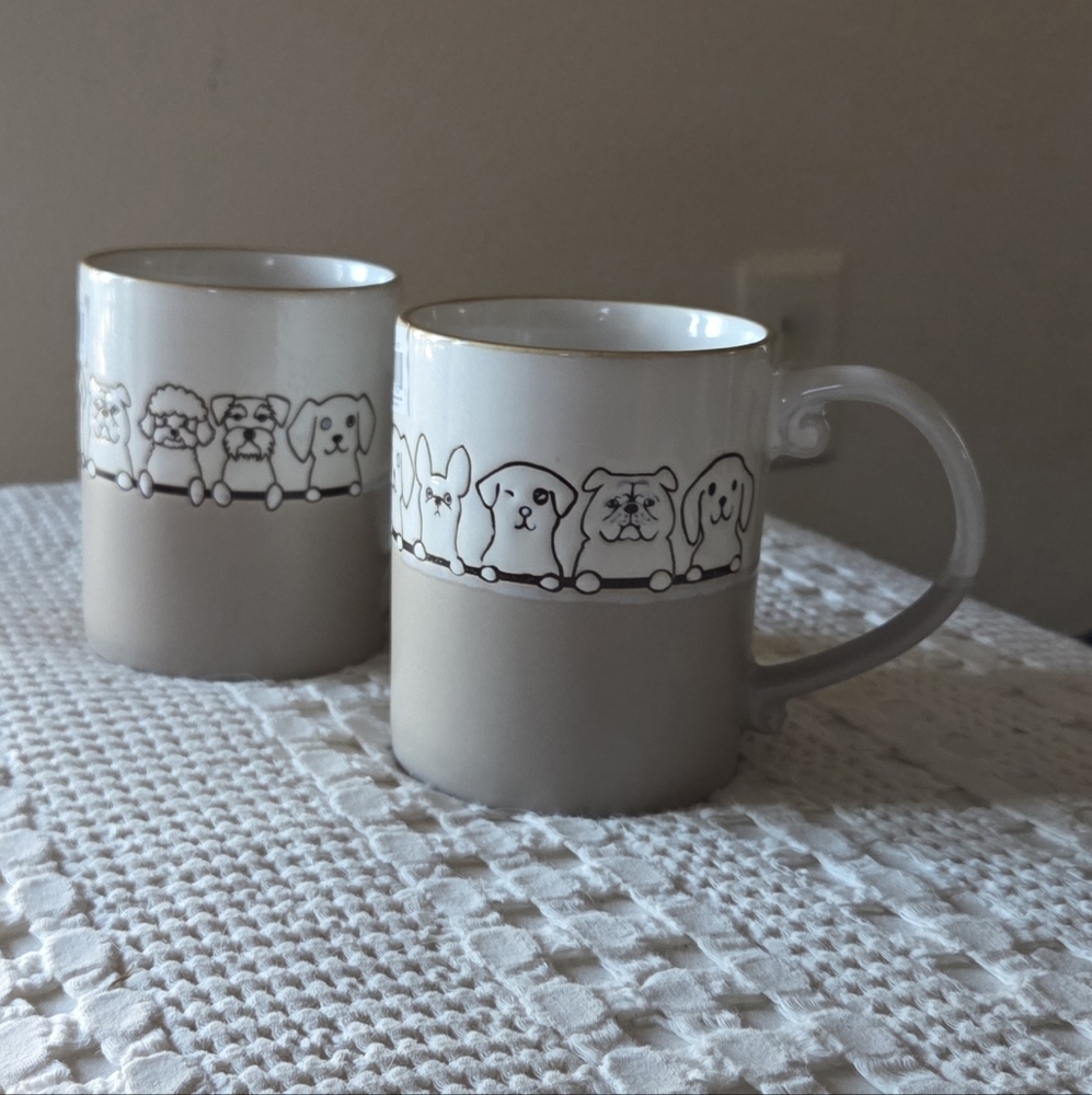 Spectrum Designz I Ruff You Dog Embossed Mugs Set - Picture 3 of 10